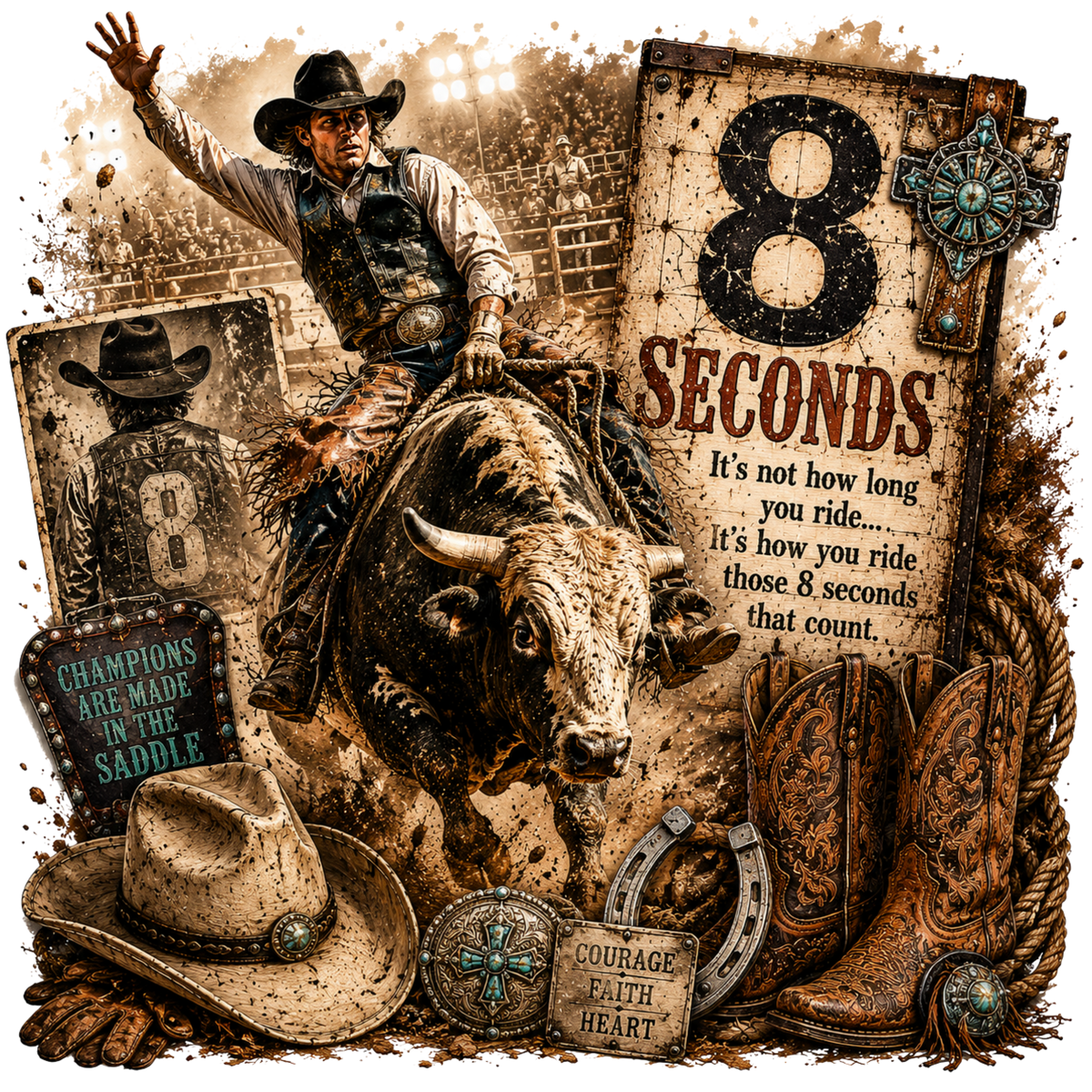 4 Inch - 8 Seconds - 1