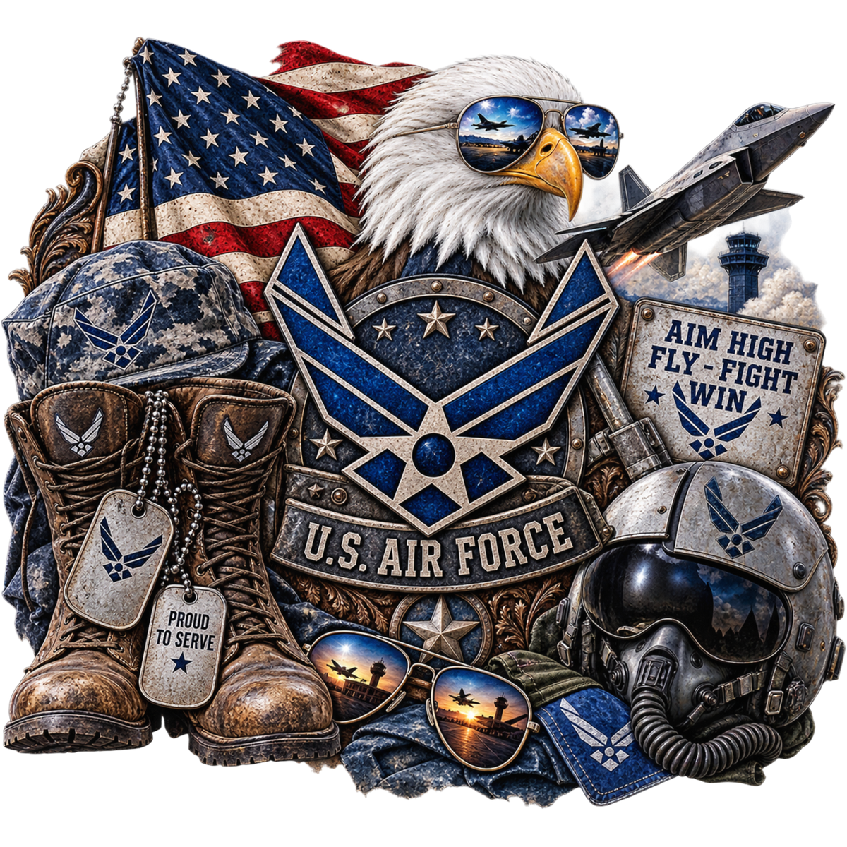 4 Inch - US Air Force