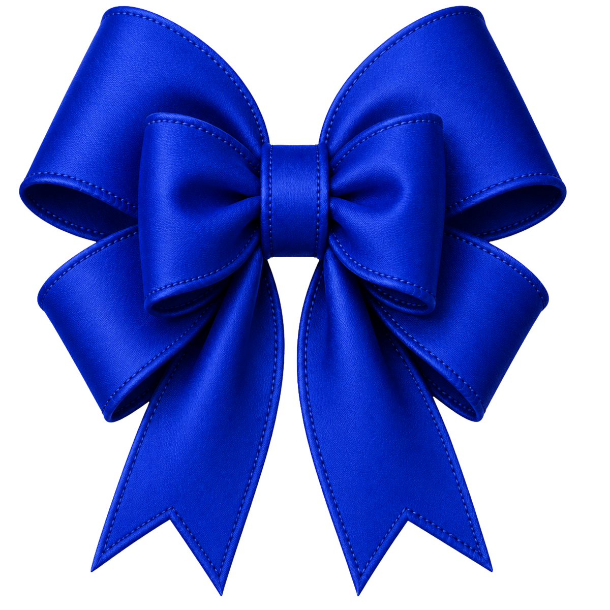 4” Bow - Solid Blue - 28