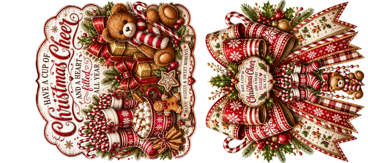 16 Oz Wrap - Christmas Cheer - 4