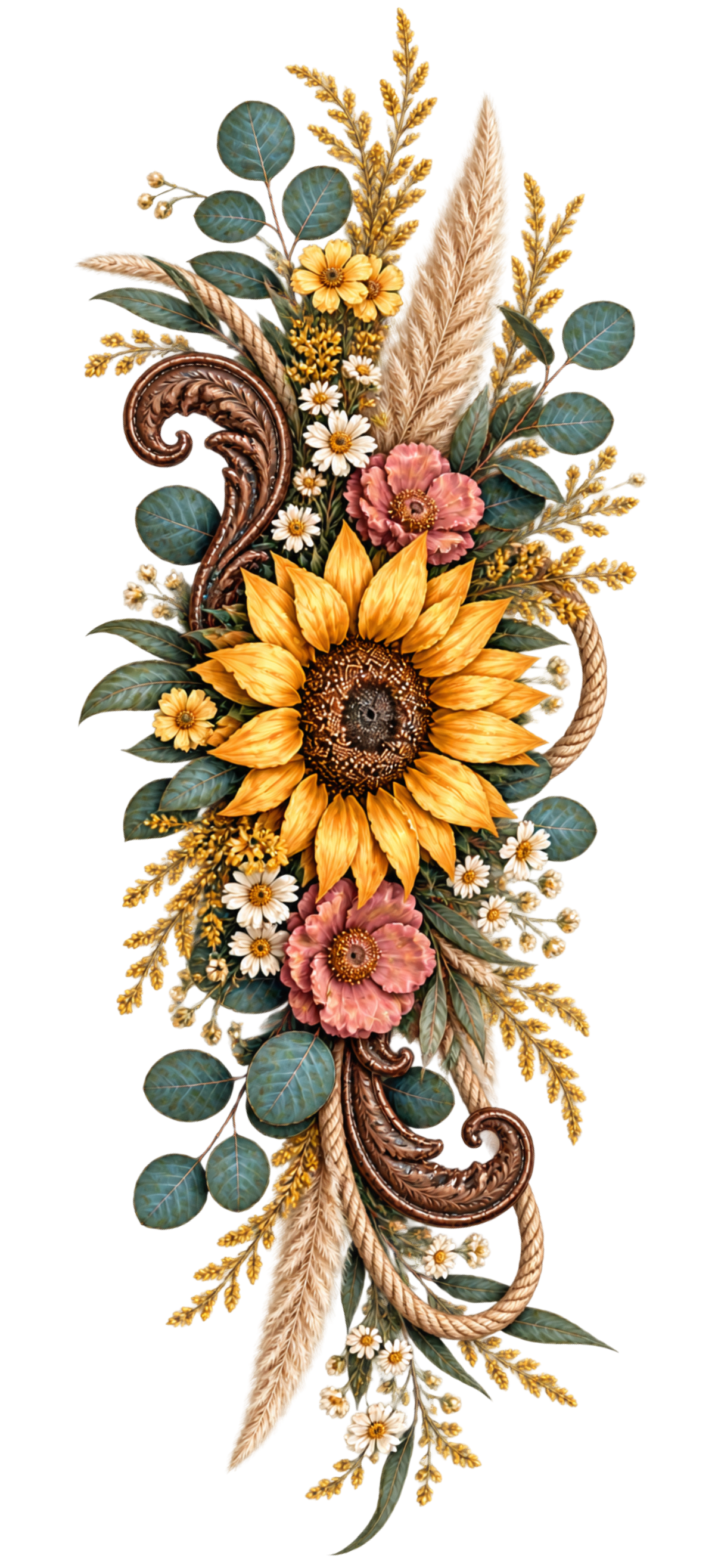 40 OZ - Sunflower Swag - Grace in her Heart