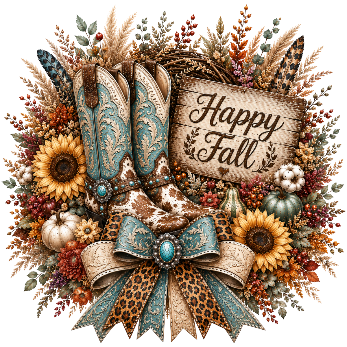 4 Inch - Happy Fall Boots - 25