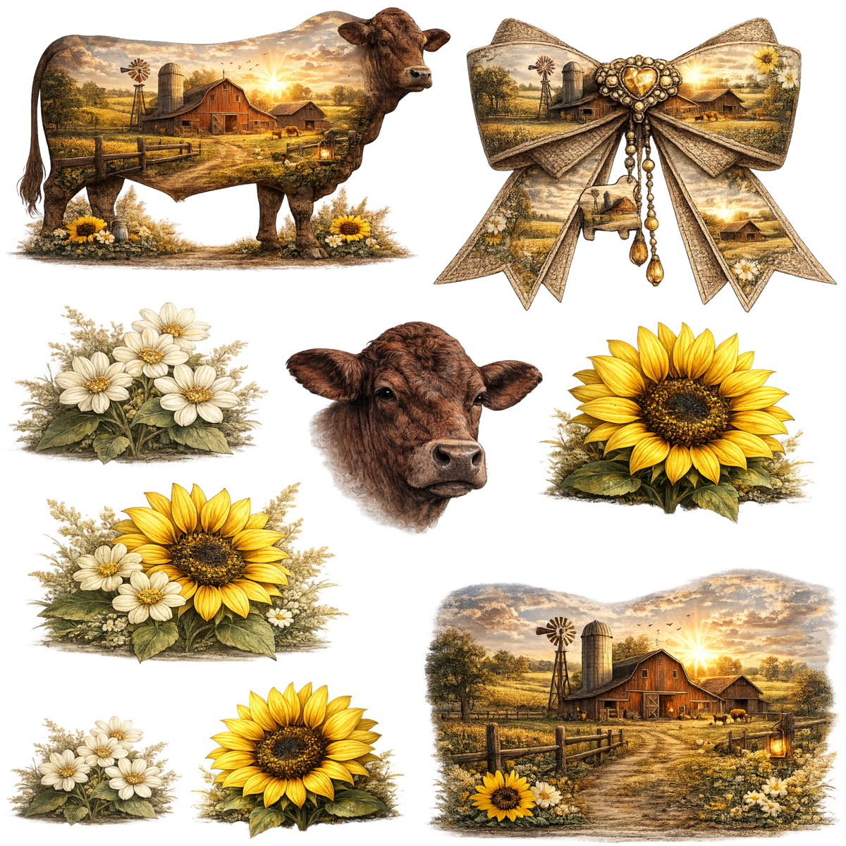 Element Sheet - Beefmaster Cattle - 3