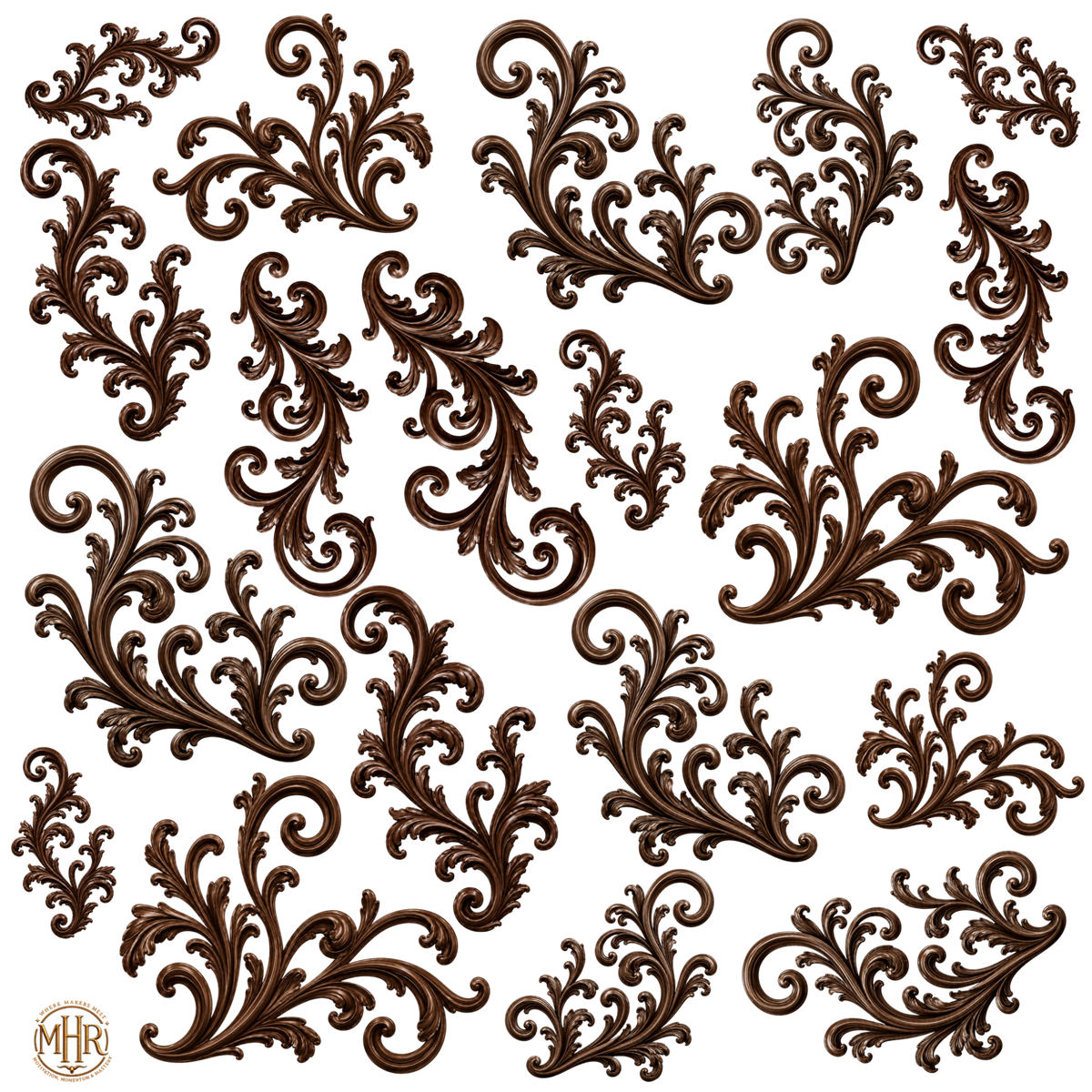 Element - Chocolate Filigree - 8