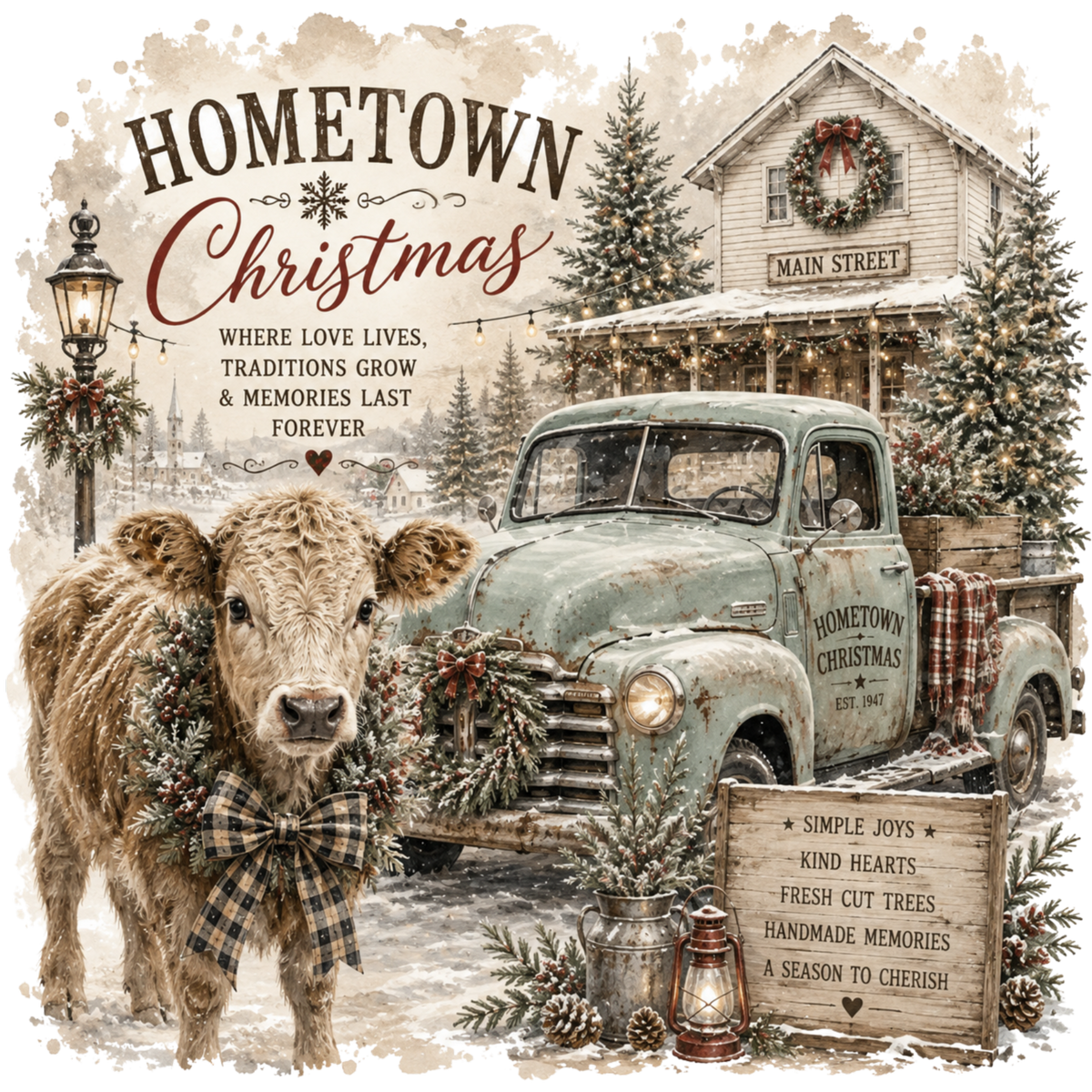 5 Inch - Hometown Christmas - 4