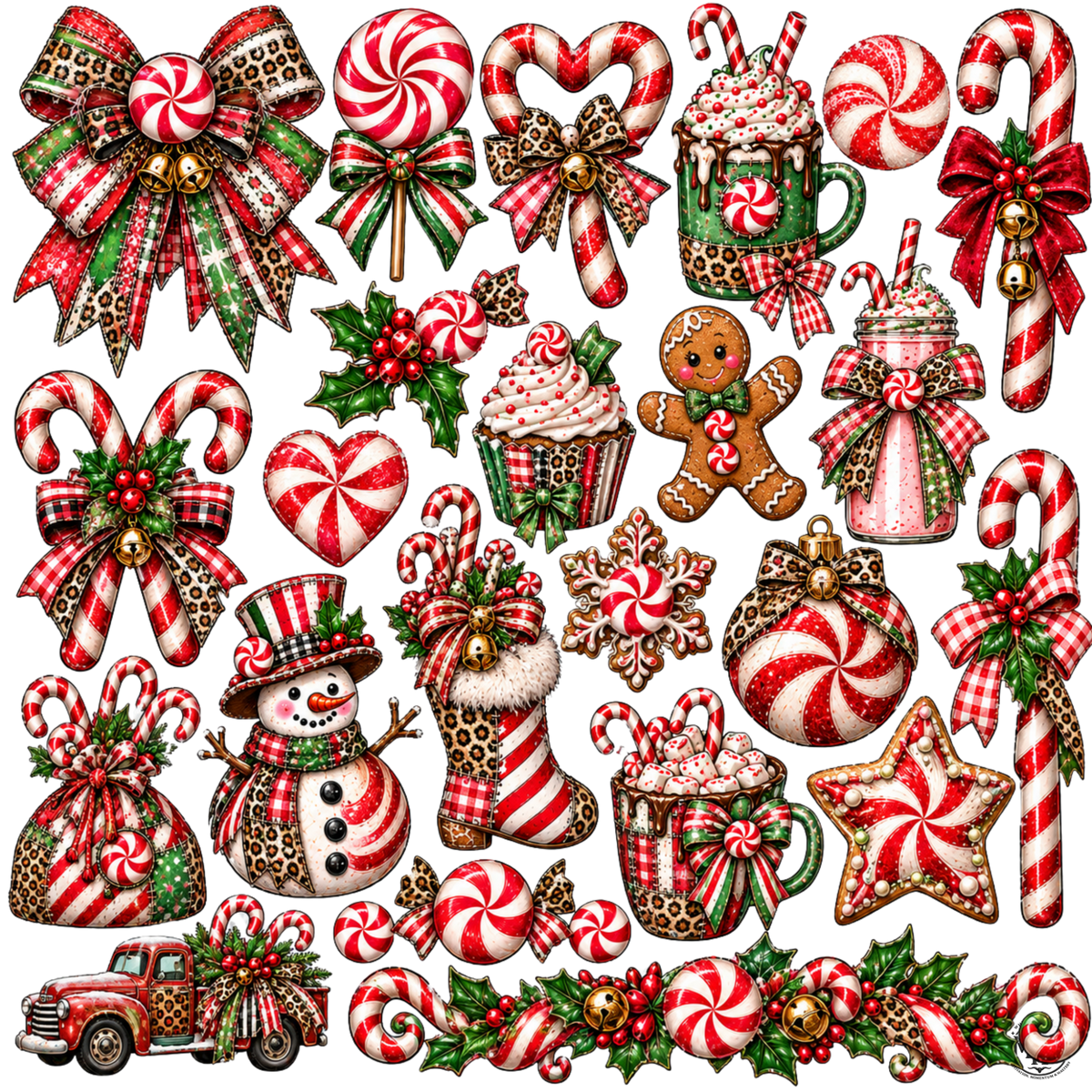Element - Candy Cane Accents