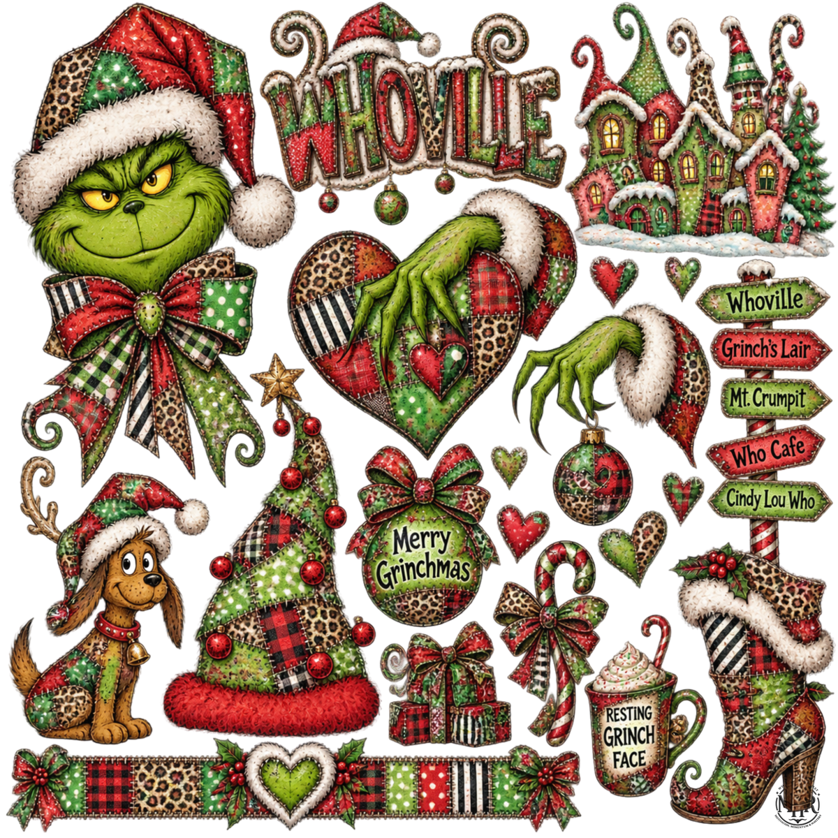 Element - Patchwork Grinch