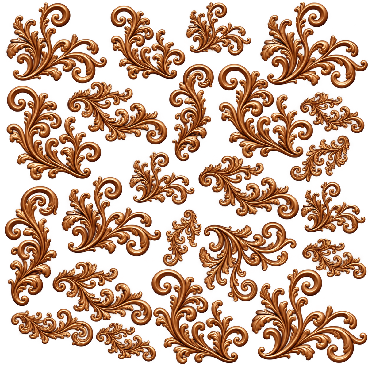 Element - Brown Filigree