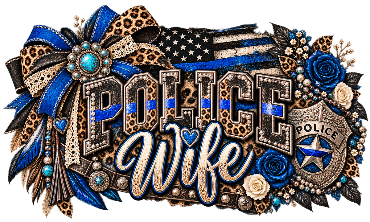 Police Wife - Trucker Hat DTF