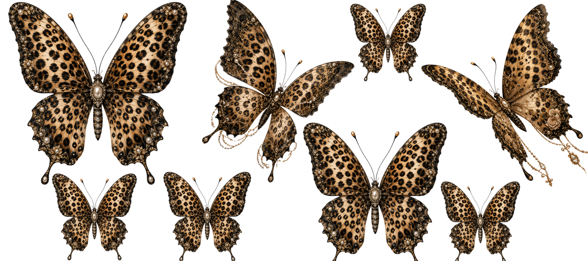 40 OZ - Leopard Butterflies - 11
