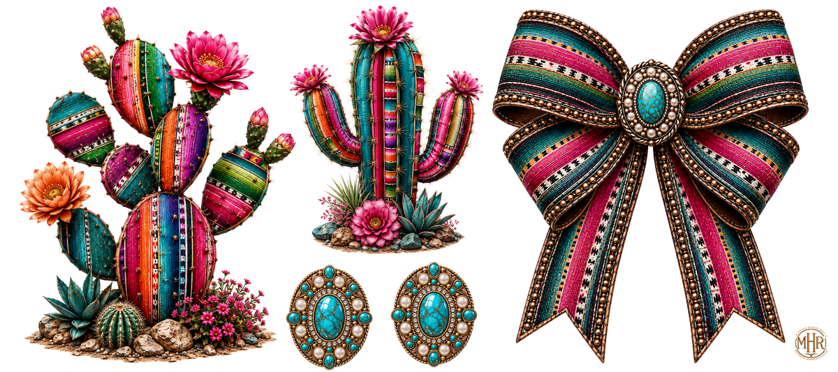 16 OZ DUO - Serape - Cactus