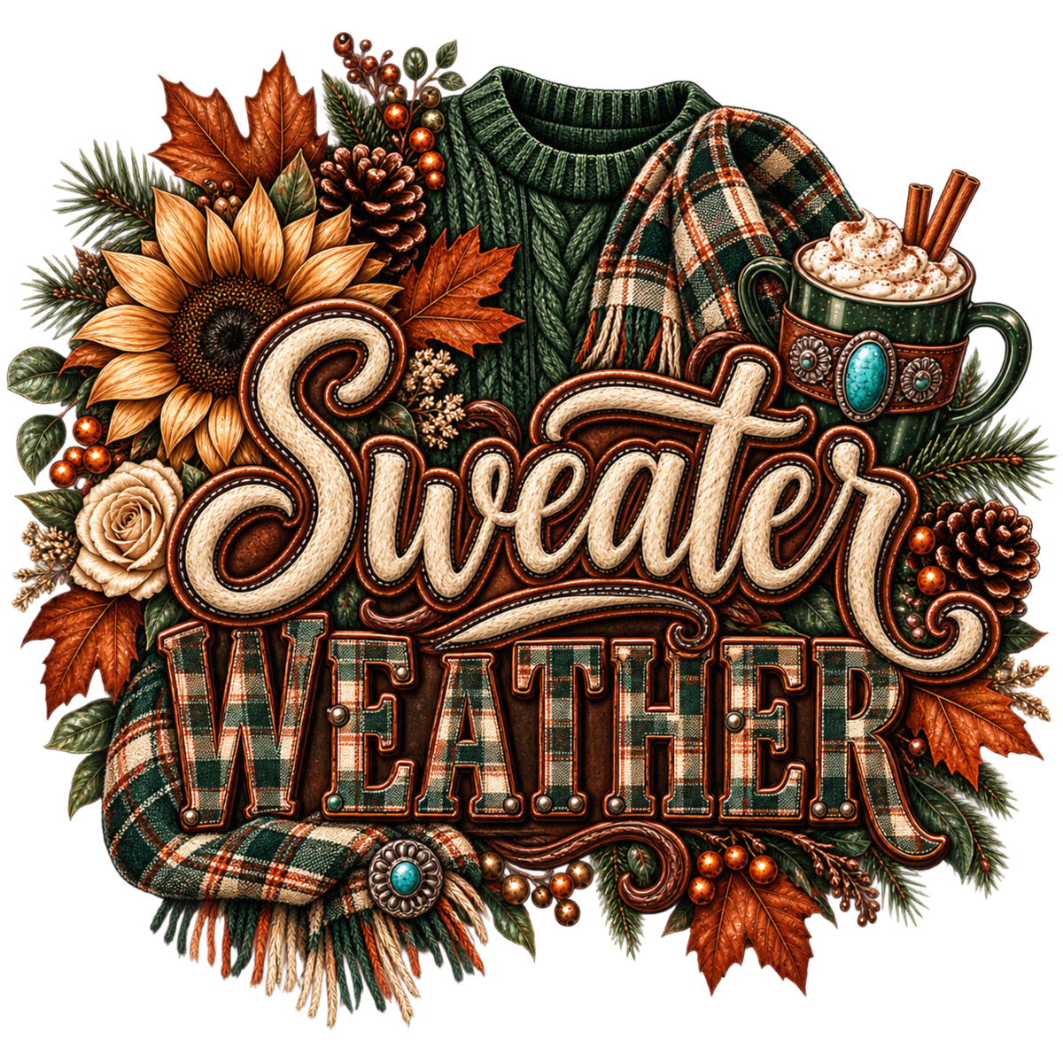4 Inch - Sweater Weather Plaid