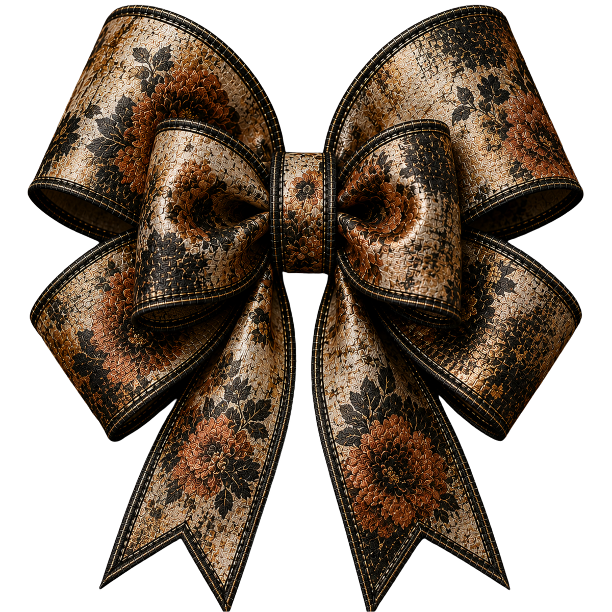 4 Inch Bow - Western Floral -69