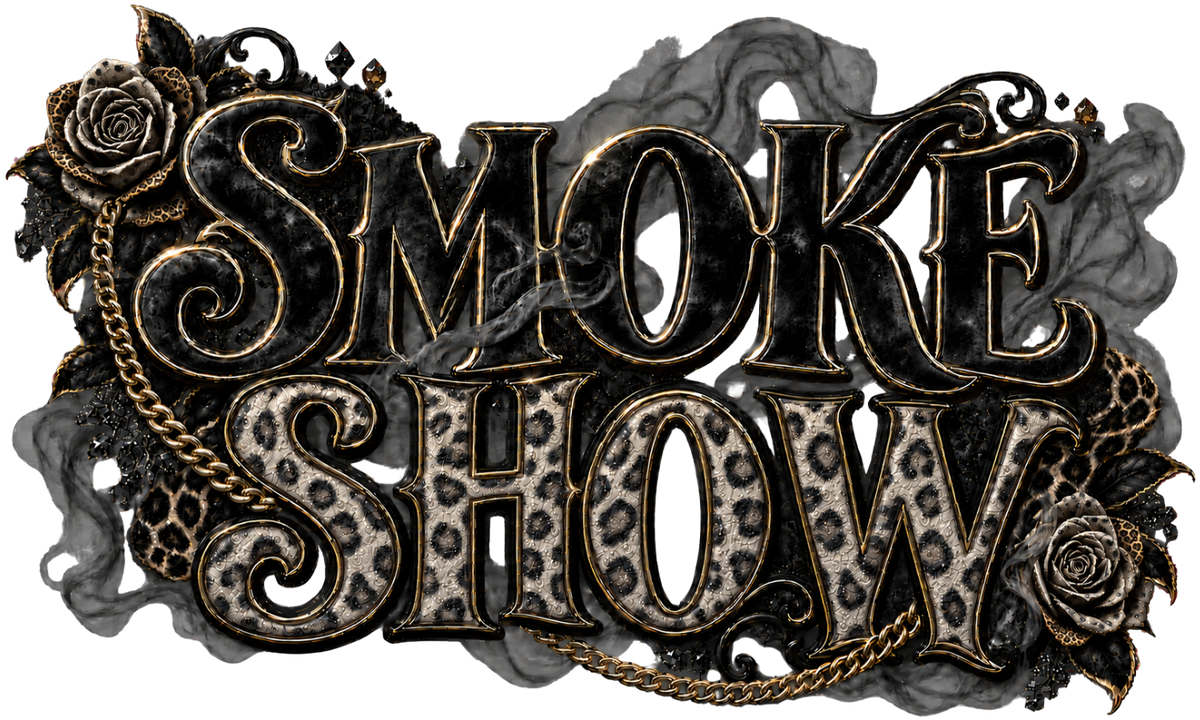Smoke Show Snow Leopard – Trucker Hat DTF