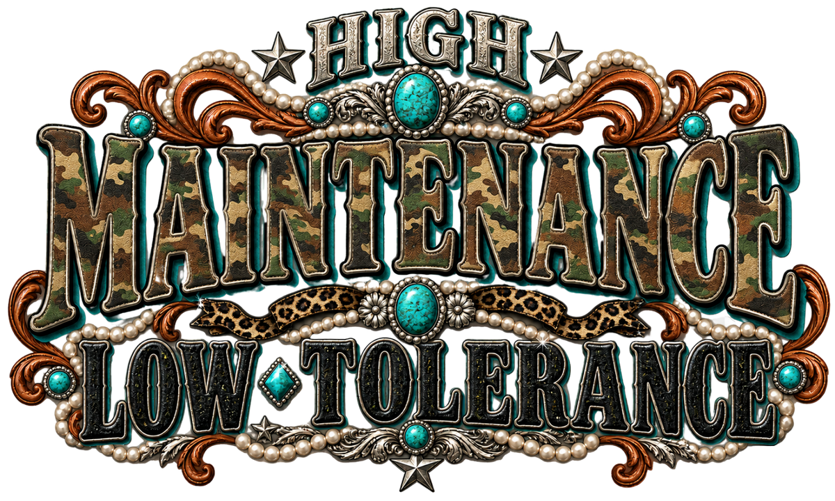 High Maintenance/Low Tolerance - Trucker Hat DTF