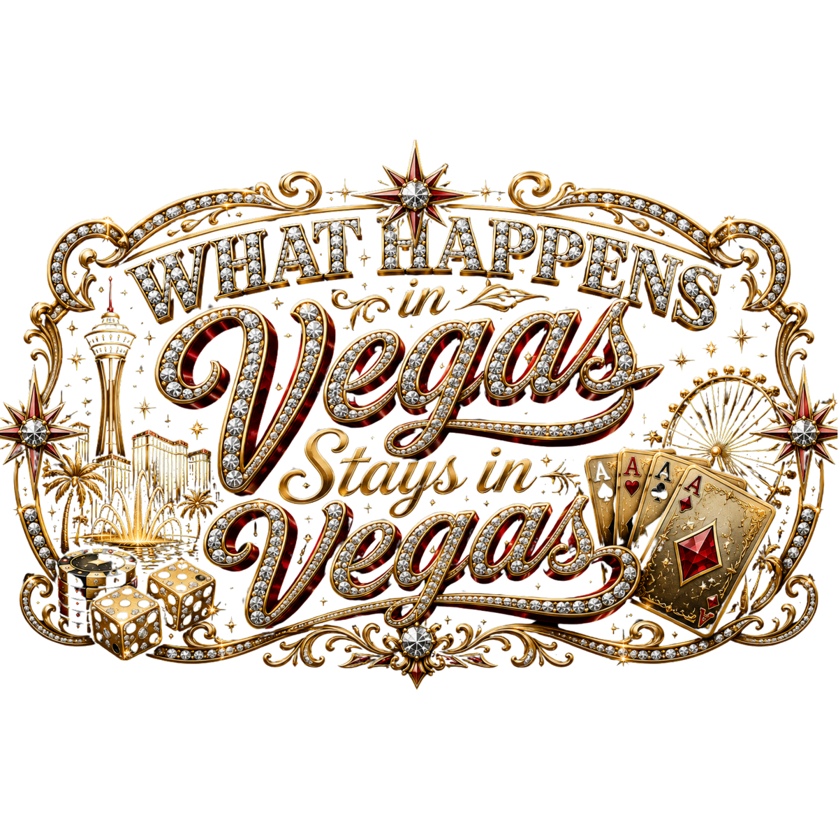 4 Inch - Vegas Buckle - 40