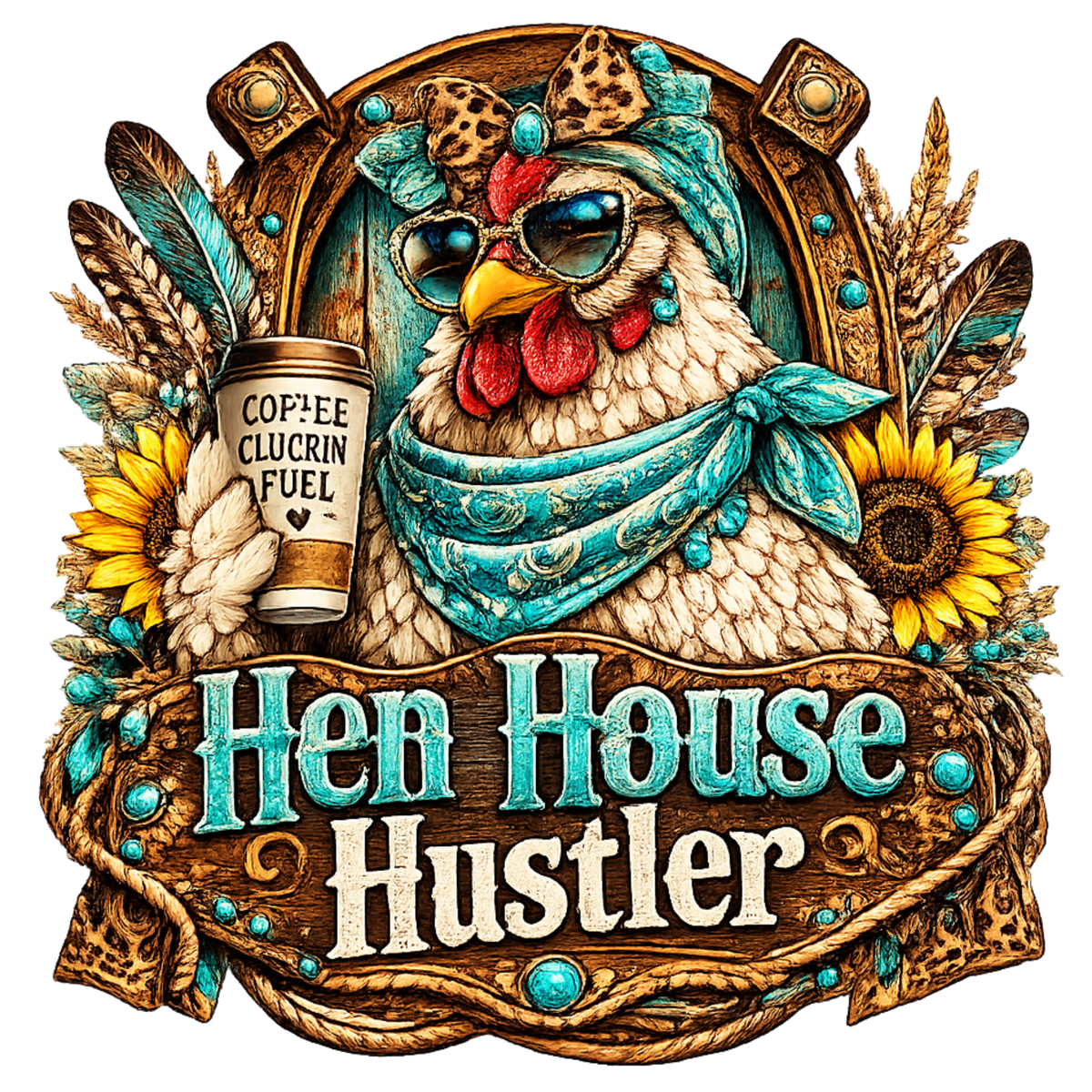 4" Decal - Hen House Hustler