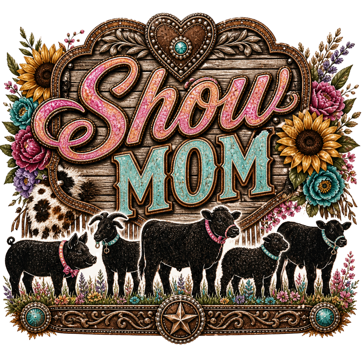 4" Decal - Show Mom/Show Life/Barn Life