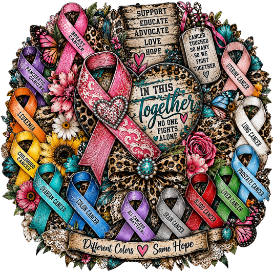 4 Inch - All Cancer Awareness