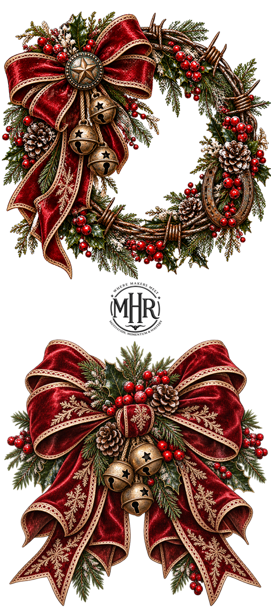 16 OZ Duo - Barbwire Wreath