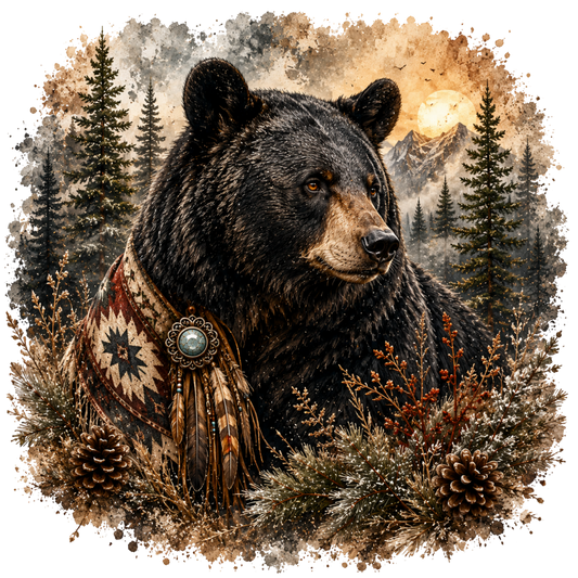 4 Inch - Black Bear Scenic - 7