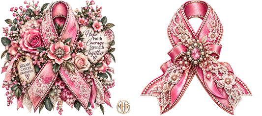 16 Oz Duo - Breast Cancer Awareness Ribbon