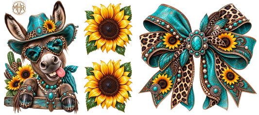 16 OZ DUO - Donkey - Sunflower