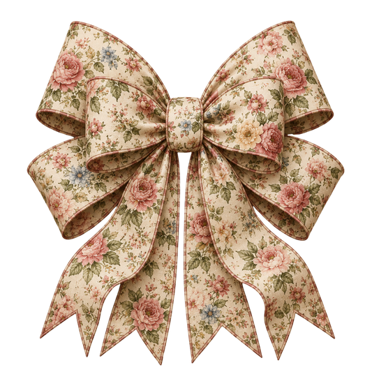 4 Inch Bow - English Garden - 24