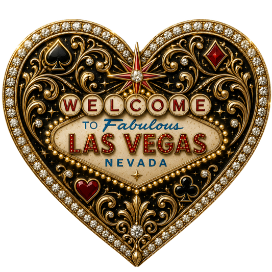 4 Inch - Las Vegas Heart -16