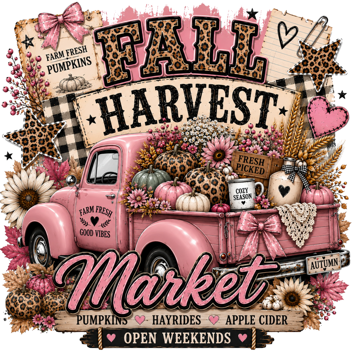 4 Inch - Pink Fall Harvest - 20