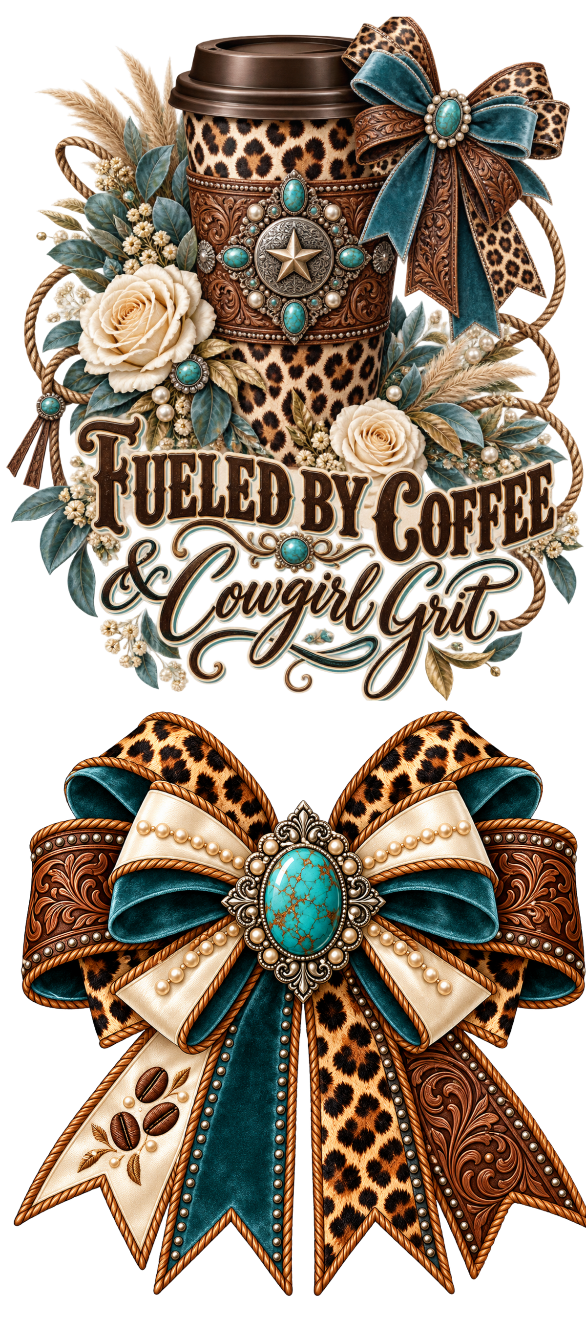16 OZ Duo - Fueled by Coffee & Cowgirl Grit