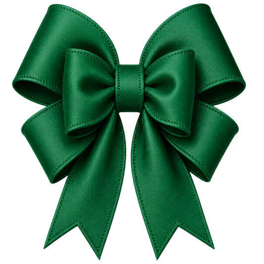4” Bow - Solid Green - 29