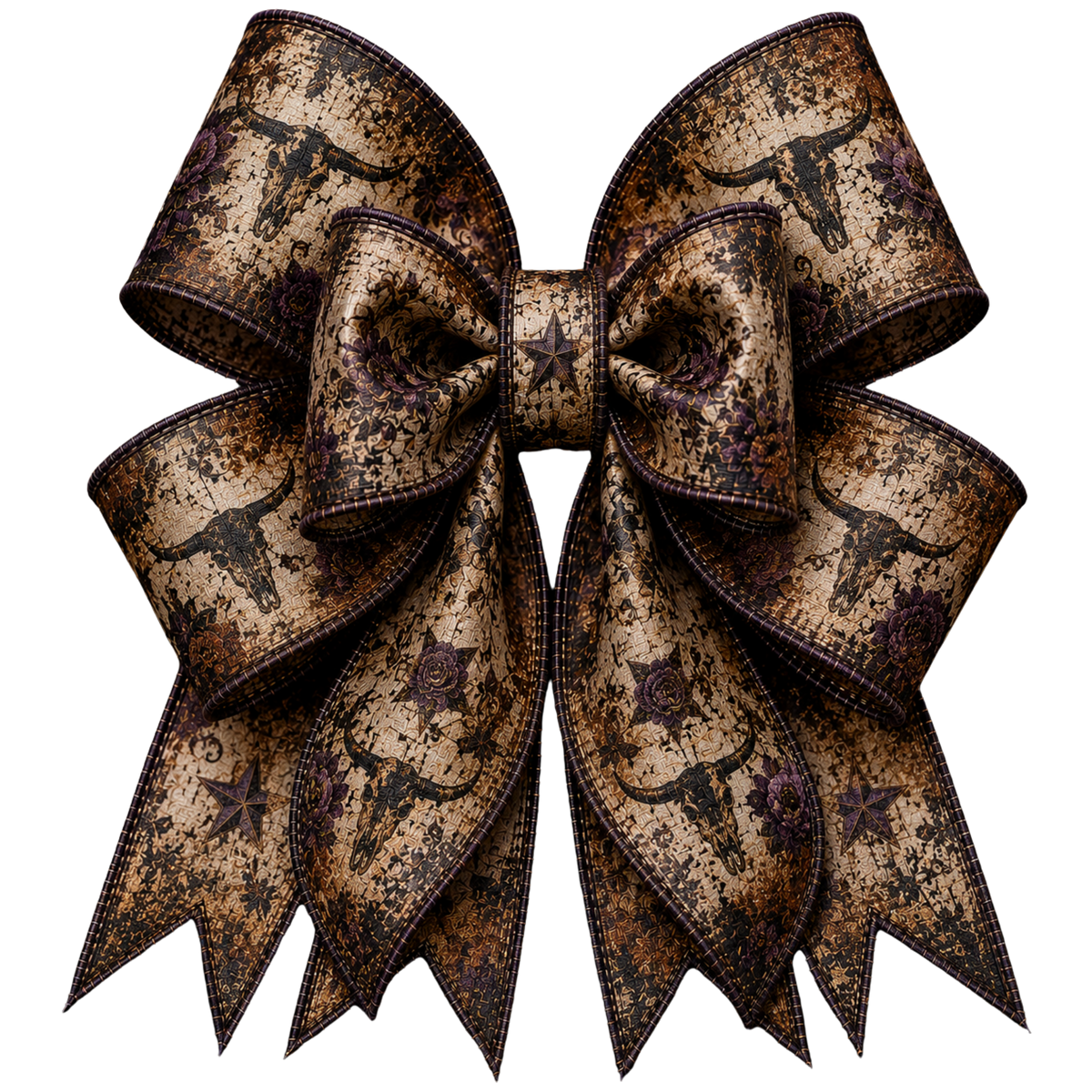 4 Inch Bow - Western Grunge - 29