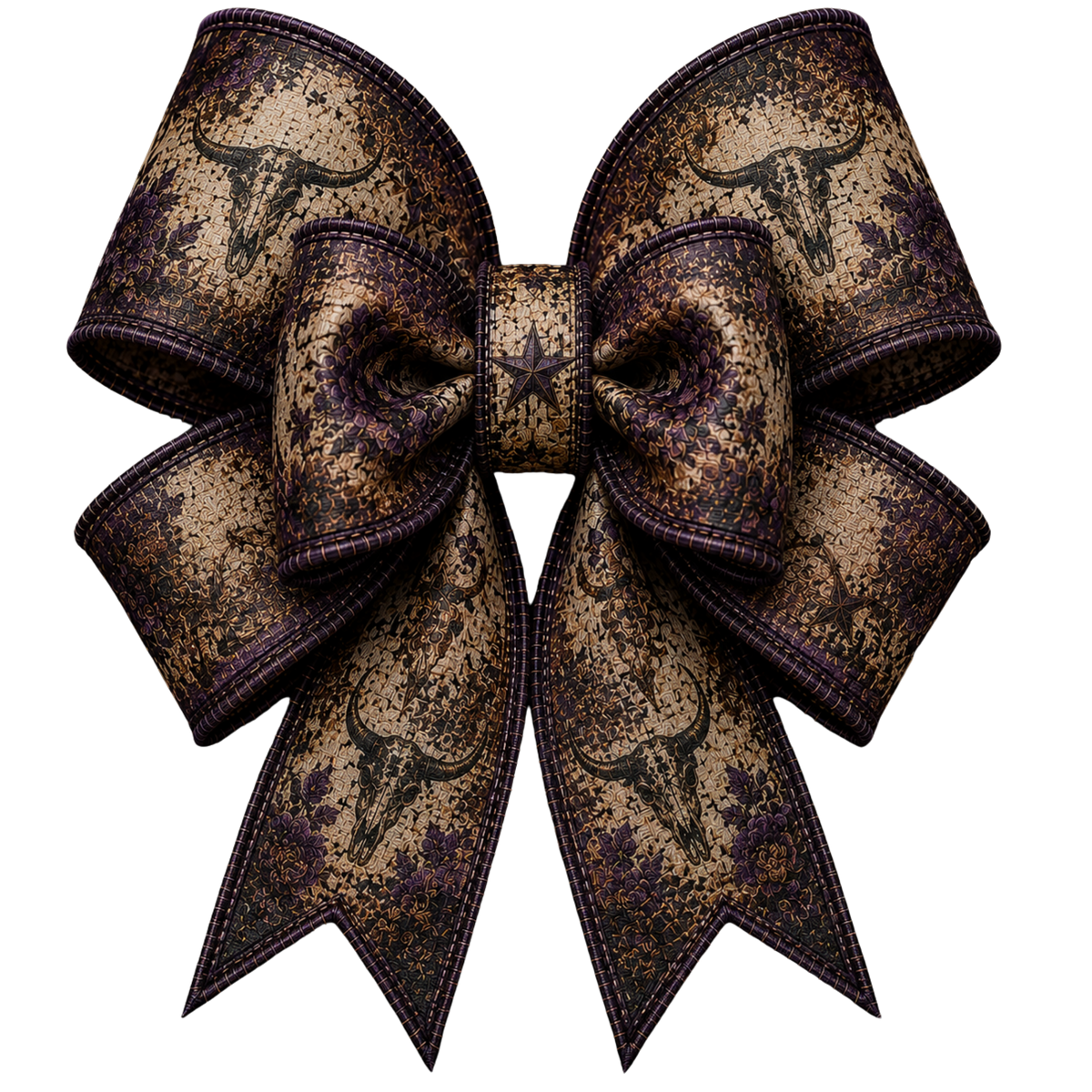 4 Inch Bow - Western Grunge 2 - 30