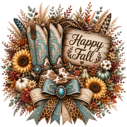 4 Inch - Happy Fall Boots - 25