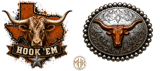 16 OZ Duo - Hook ‘Em Horns