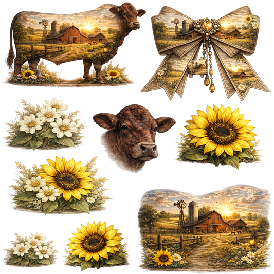 Element Sheet - Beefmaster Cattle - 3