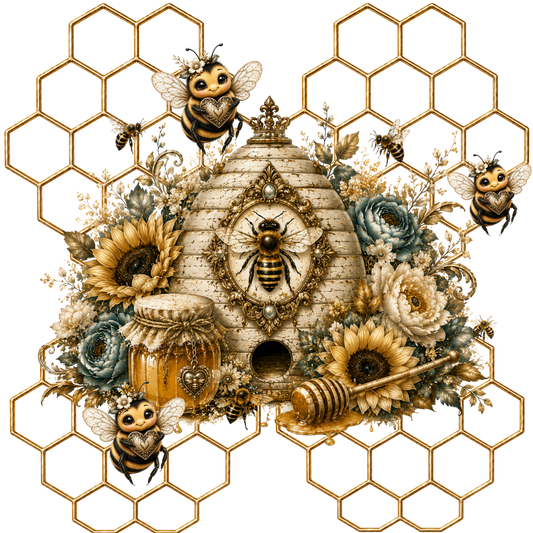 Element Sheet - Beehive & Honeycombs- 16