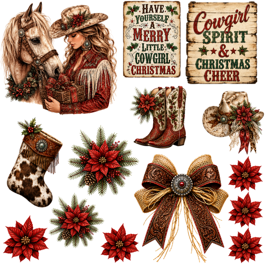 Element Sheet - Cowgirl Christmas -18