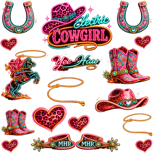 Element Sheet - Neon Cowgirl - 26