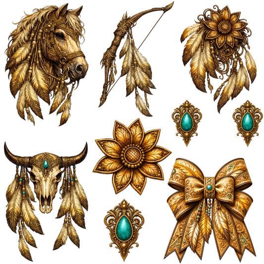Element Sheet - Yellow Boho - 56