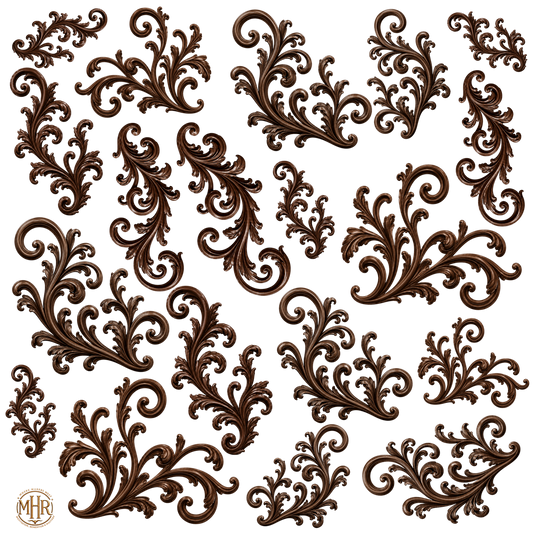 Element - Chocolate Filigree - 8