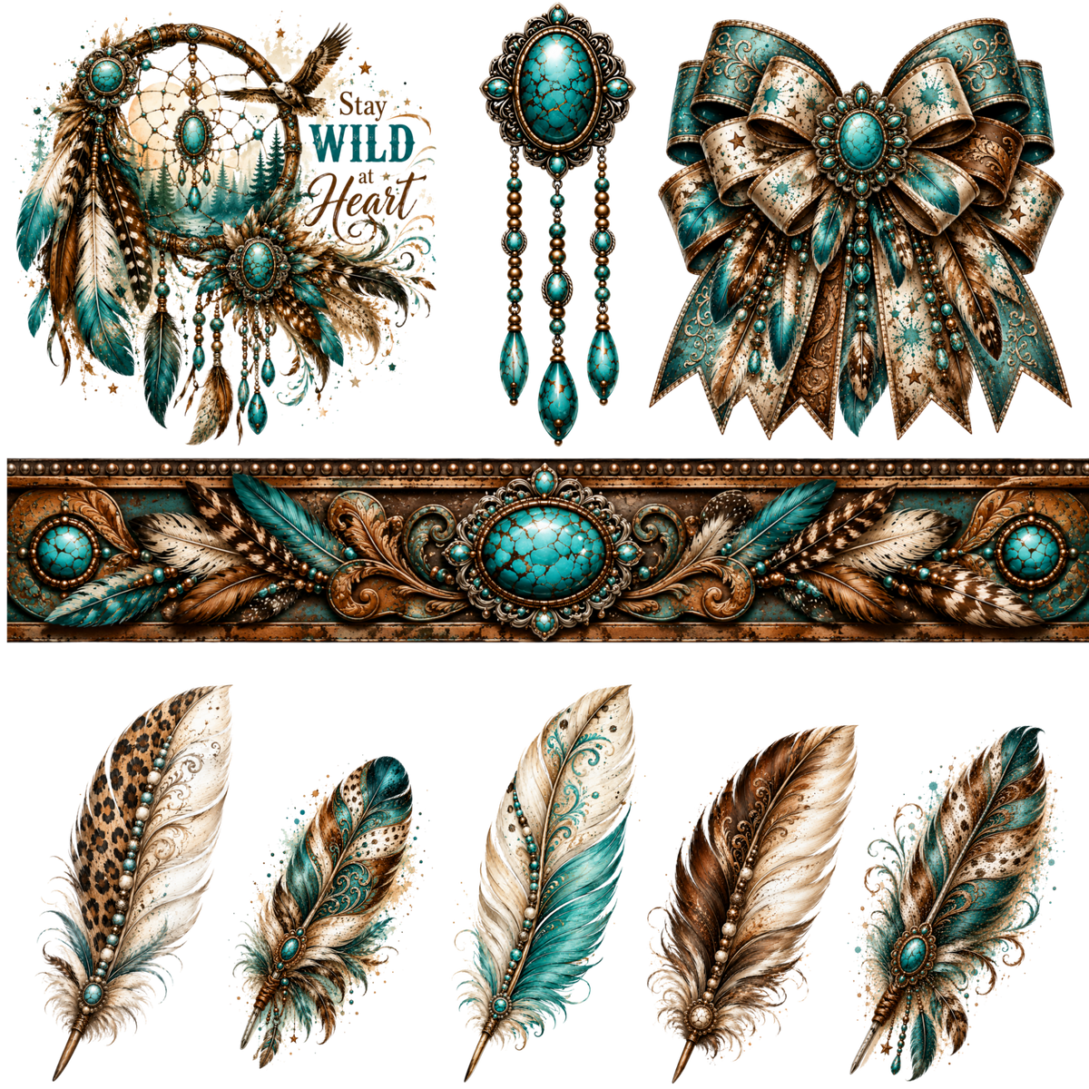 Element Sheet - Stay Wild Dreamcatcher - 48