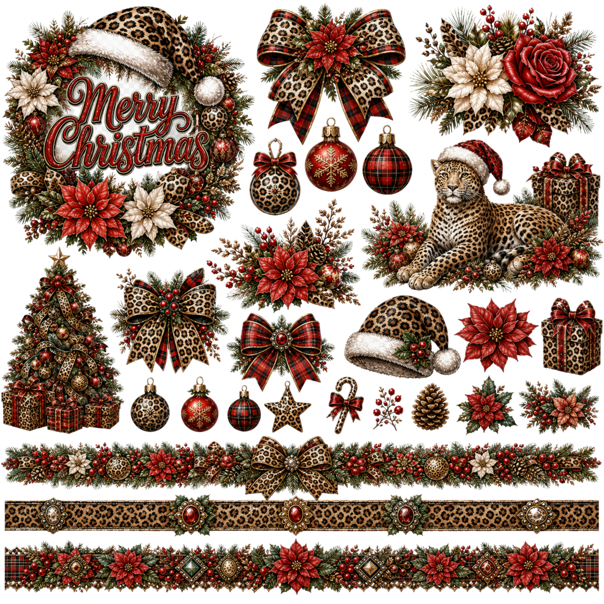 Element - Leopard Christmas - 13