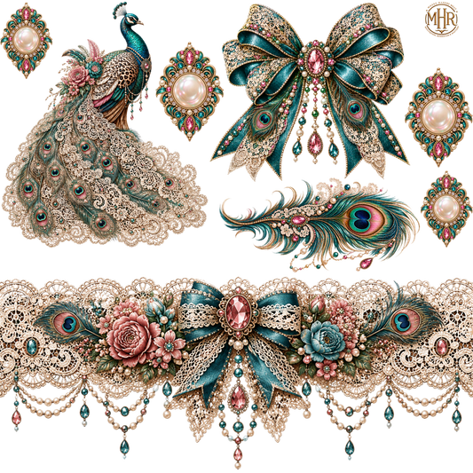 Element - Lace Peacock