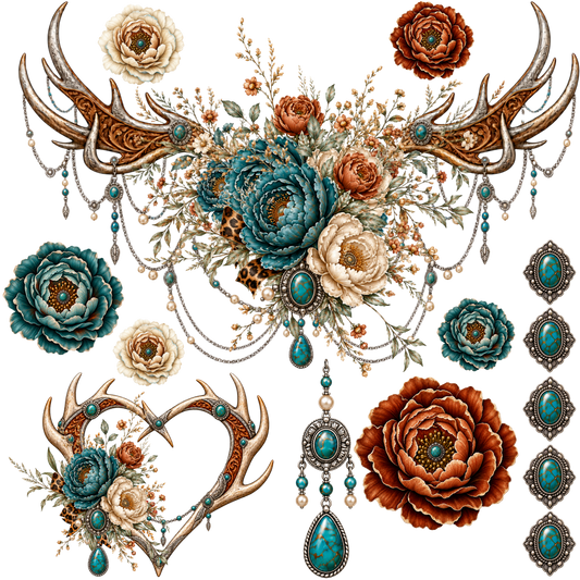Element - Antlers & Floral