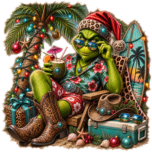 4 Inch - Beach Grinch