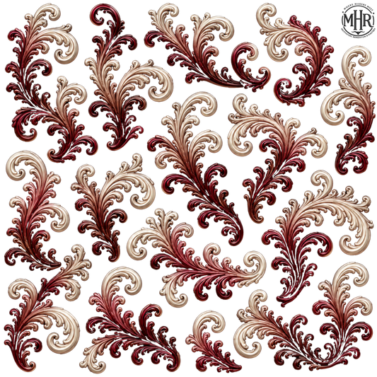 Element - Wine to Ivory Filigree