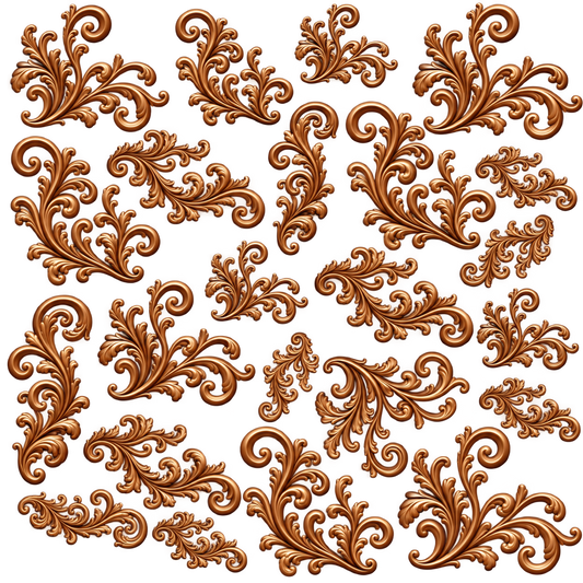 Element - Brown Filigree