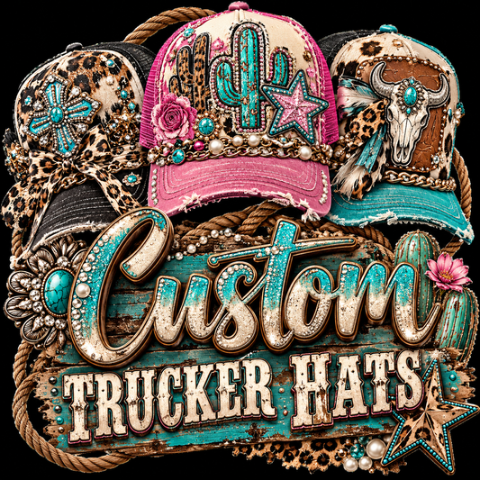 Custom Order Trucker Hat - OFF LIVE